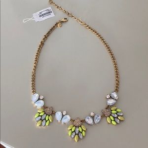 J. Crew Lemonade Mixed Stone Trio Necklace